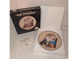 New Norman Rockwell | The Toymaker | 1980 First Annual Plate Collectors Club